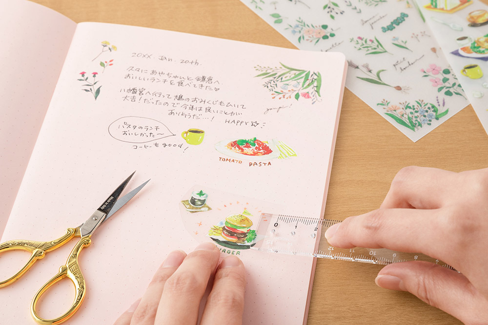 Midori Transfer Stickers - Flowering Plants