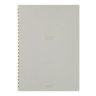 Ring Notebook Color Dot Grid Gray