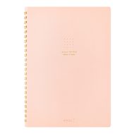 Ring Notebook Color Dot Grid Pink