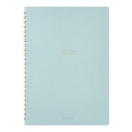 Ring Notebook Color Dot Grid Blue