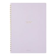 Ring Notebook Color Dot Grid Purple