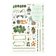 Sticker 2 Sheets Forest Animal